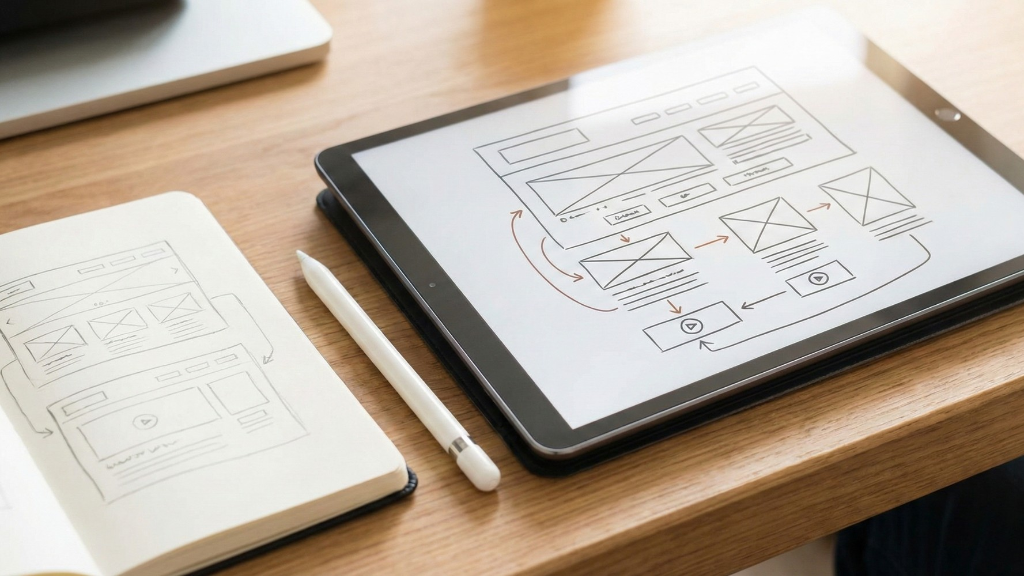UX Strategy Wireframe